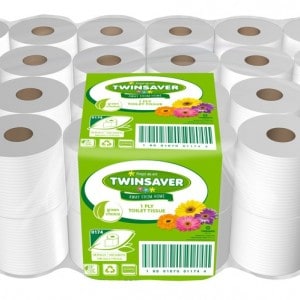 Twinsaver 1 Ply Toilet Paper x 48 rolls - Tidy World