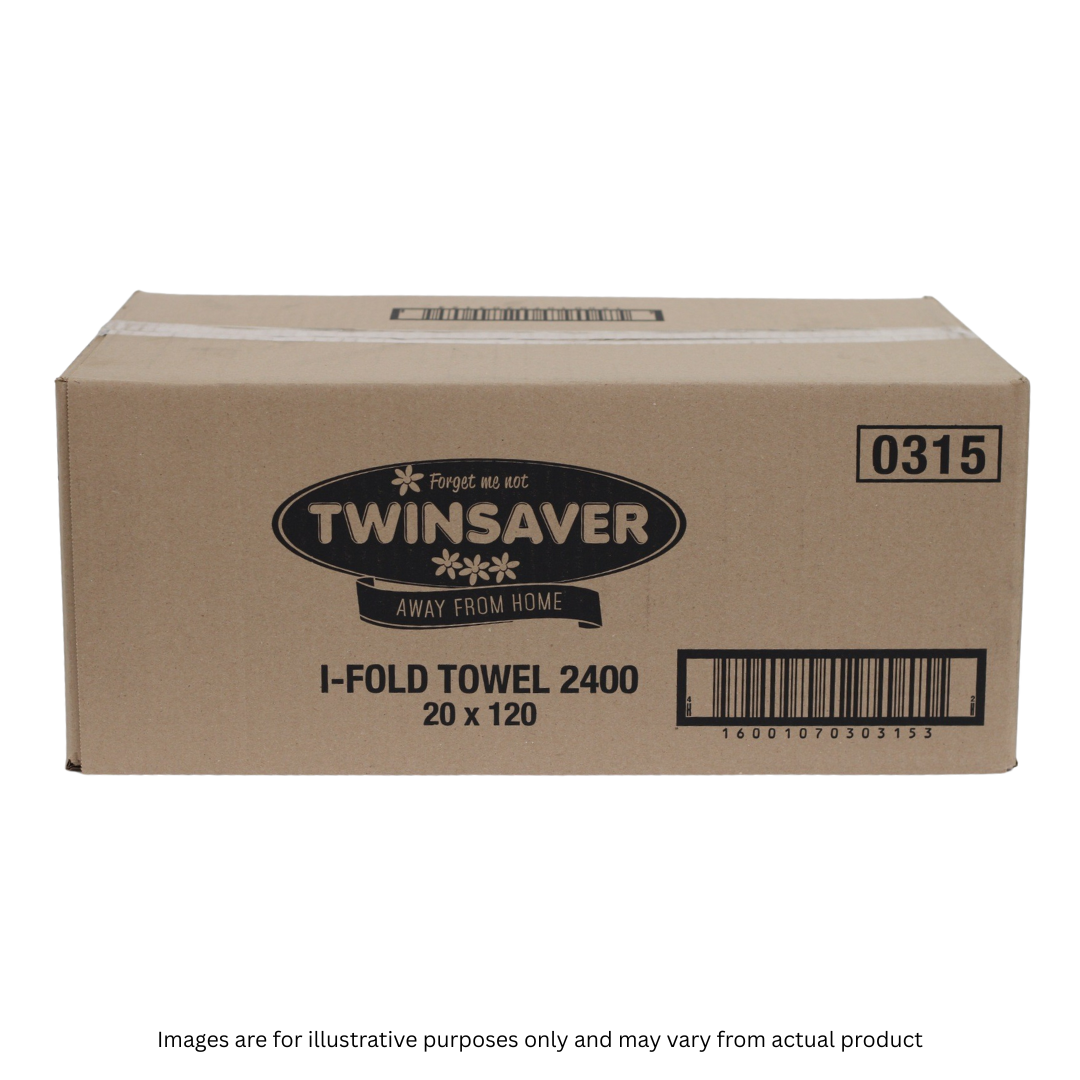 TWINSAVER | 1 PLY INTERFOLD HAND TOWEL (25A) | ITEM CODE: 315-2025 - Image 2