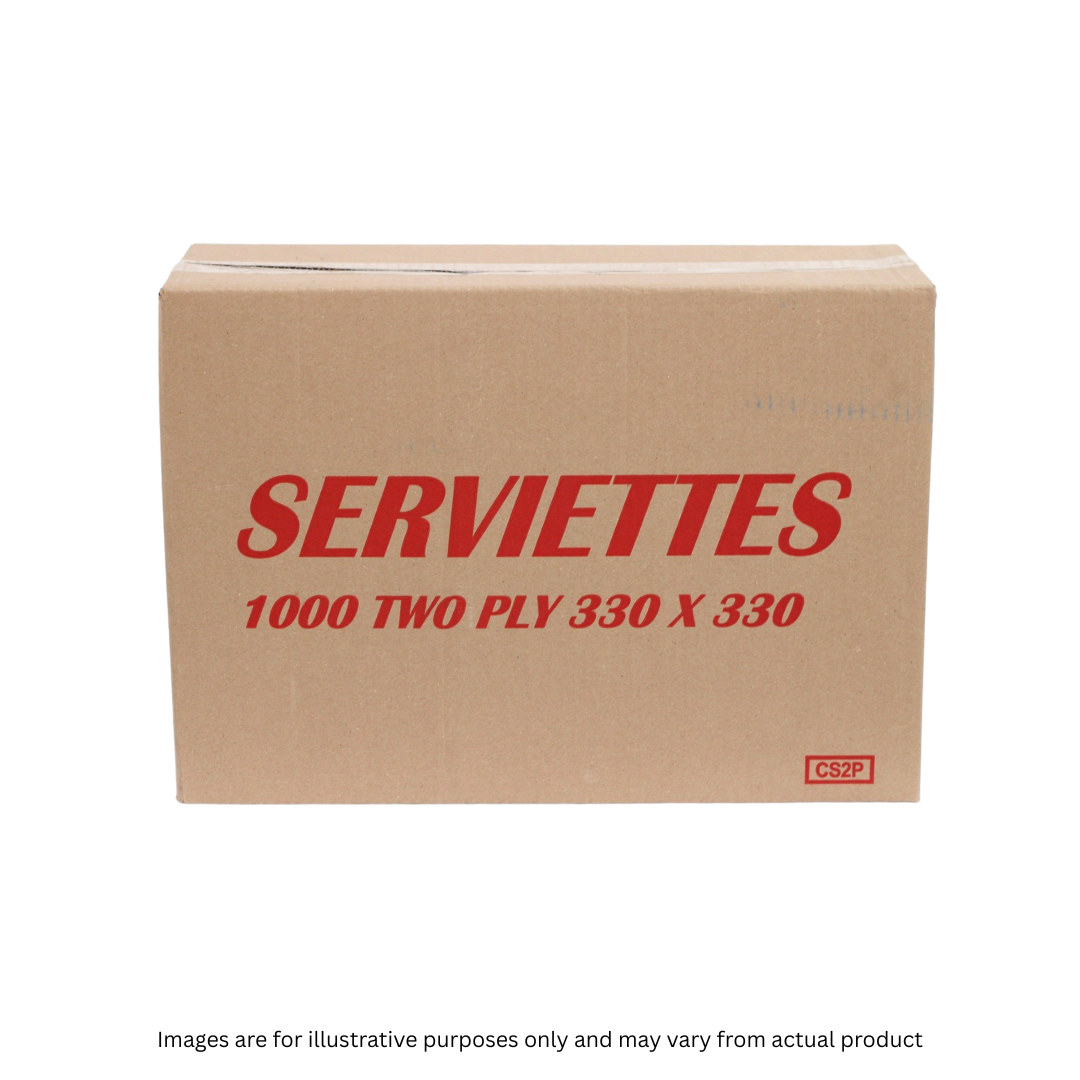 SERVIETTES | 2 PLY TABLE MAGIC  330MM X 330MM X 1000 (25B) | ITEM CODE: 10/0037-2025