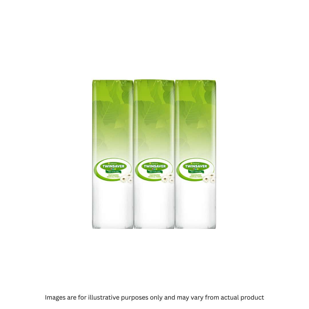 TWINSAVER | 2 PLY LARGE MEDICAL TOWEL X 9 ROLLS | ITEM CODE: 384 - Image 2