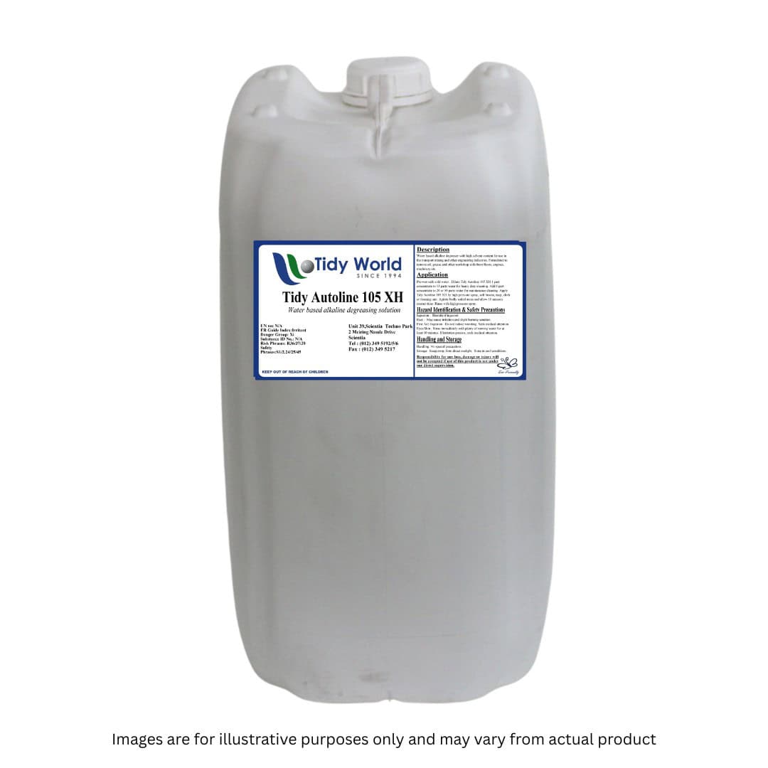 TIDY AUTOLINE 105XH | WATER BASED ALKALINE DEGRASING SOLUTION-25L
