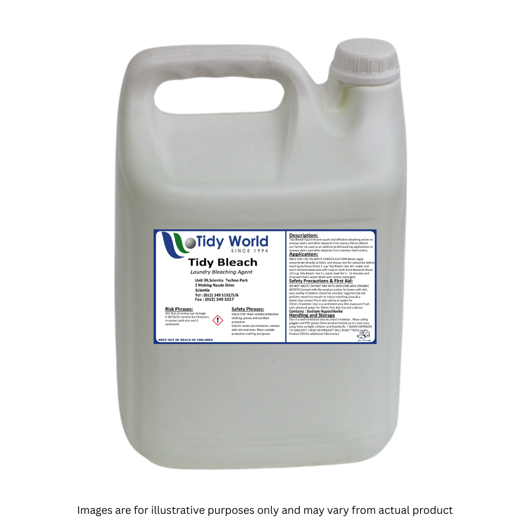 TIDY BLEACH - LAUNDRY BLEACHING AGENT-5L-2025