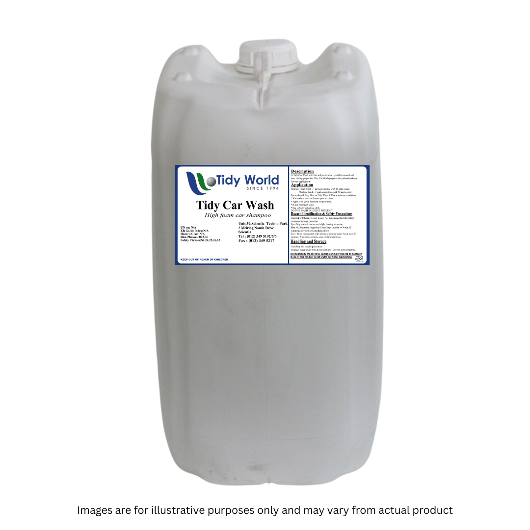 TIDY CAR WASH | HIGH FOAM CAR SHAMPOO-25L-2025