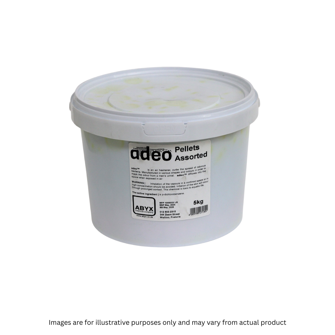 DEODORANT PELLETS | 5 KG BUCKET | ASSORTED FRAGRANCES & COLOURS-2025