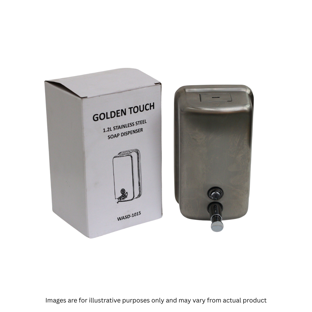 LIQUID SOAP DISPENSER STAINLESS STEEL (25B) | ITEM CODE: SDS/STEEL-2025