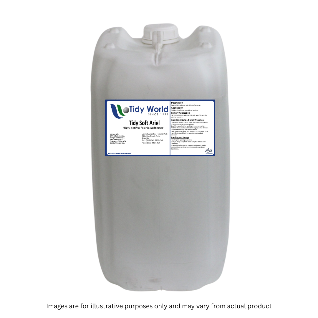 TIDY SOFT | HIGH ACTIVE FABRIC SOFTENER-25L-2025