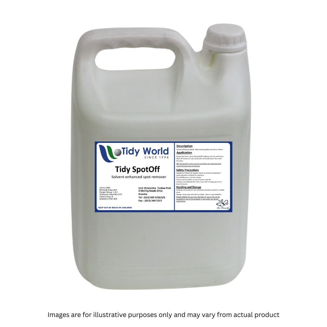 TIDY SPOTOFF STAIN REMOVER | HIGH QUALITY SPOT & STAIN REMOVER-5L