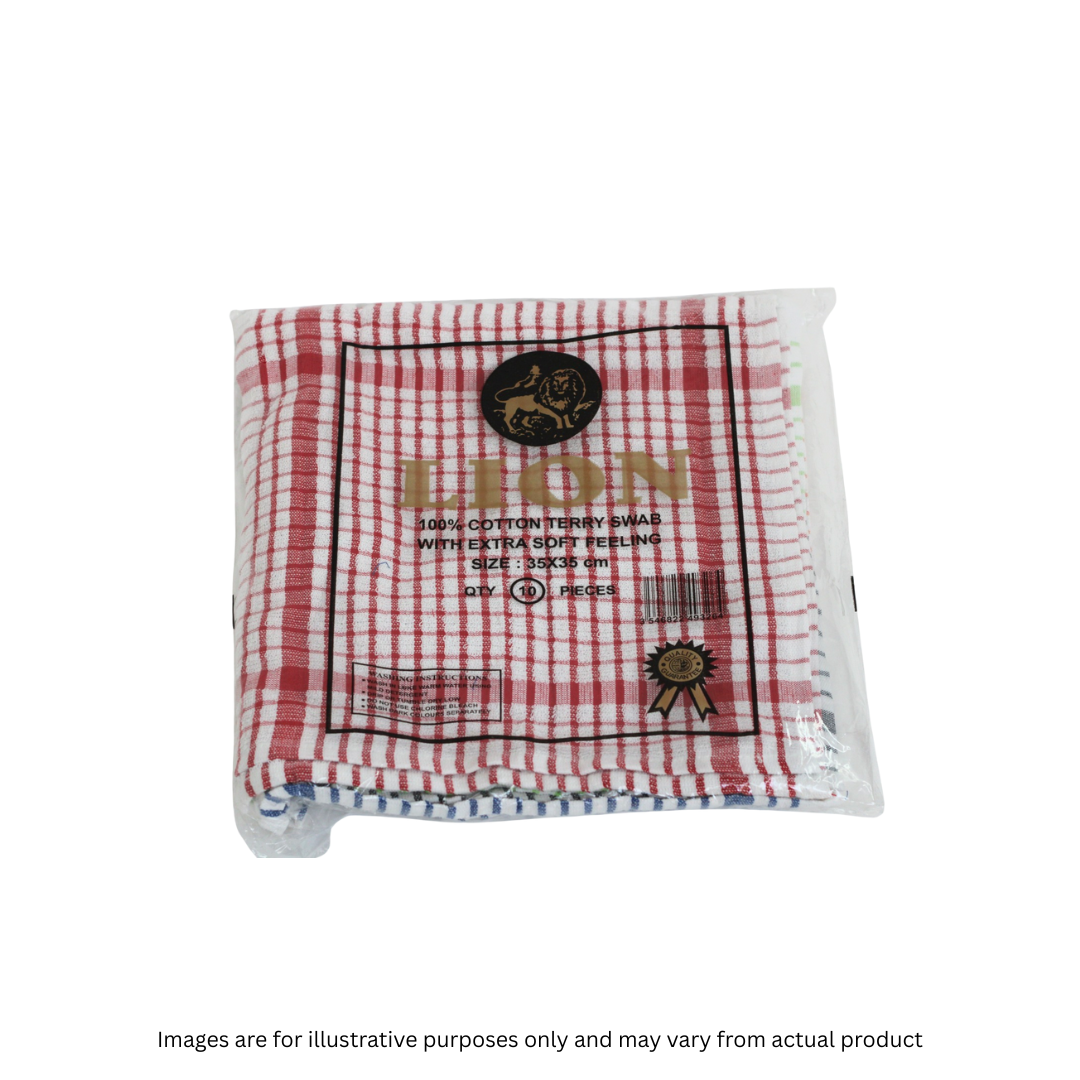 TEA TOWEL DRYING CLOTHS X 10 (25E)