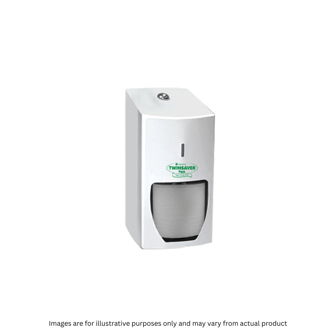 TWINSAVER | TOILET ROLL DISPENSER, 2 ROLLS (25A) | ITEM CODE: TR2 / 0571-2025
