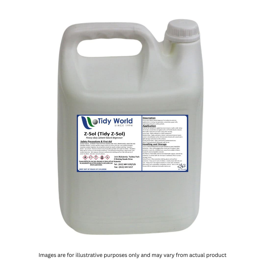 TIDY Z-SOL | SOLVENT BASED DEGREASER-5L